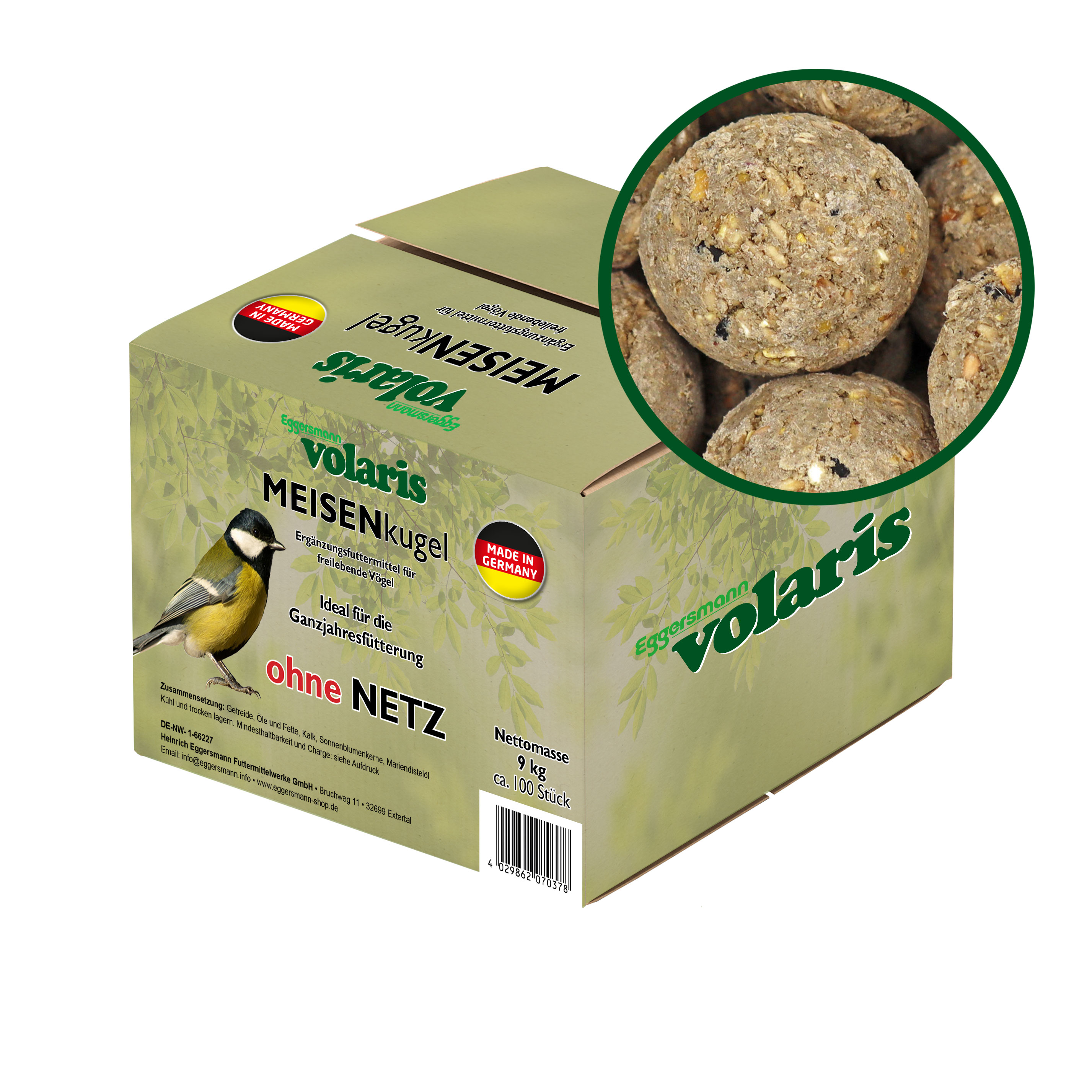 volaris - Meisenkugel ohne Netz 100Stk.