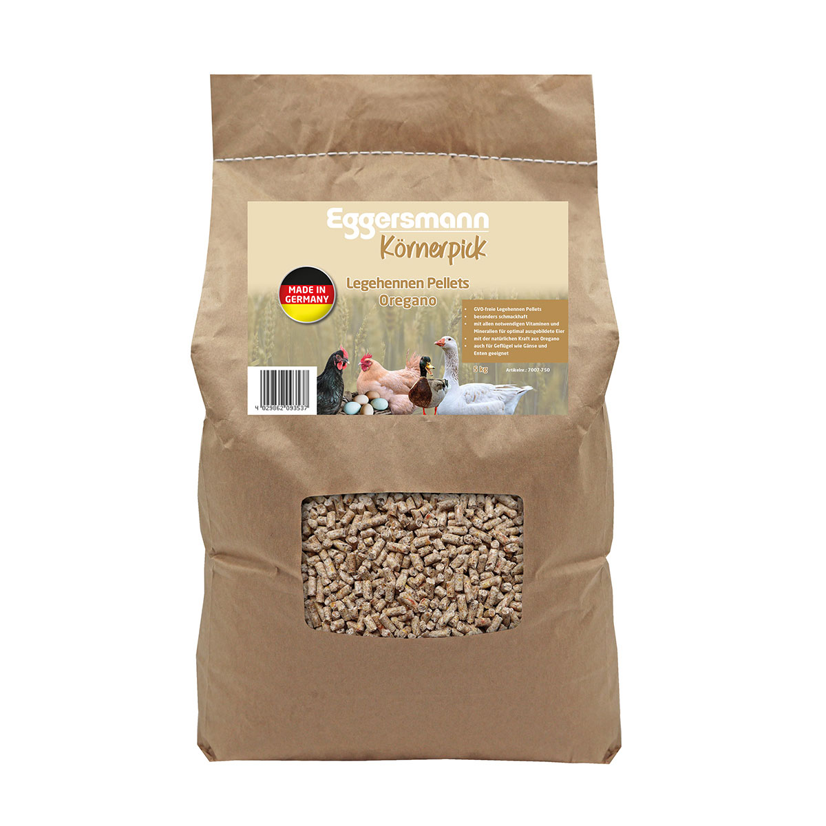Körnerpick - Legehennen Pellets Oregano 5 kg
