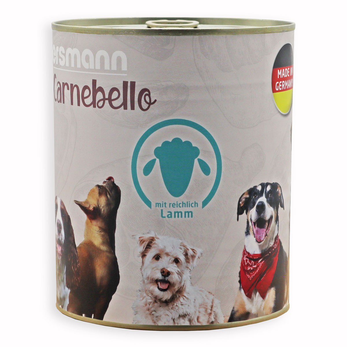 Carnebello - Nassfutter mit Lamm 800g