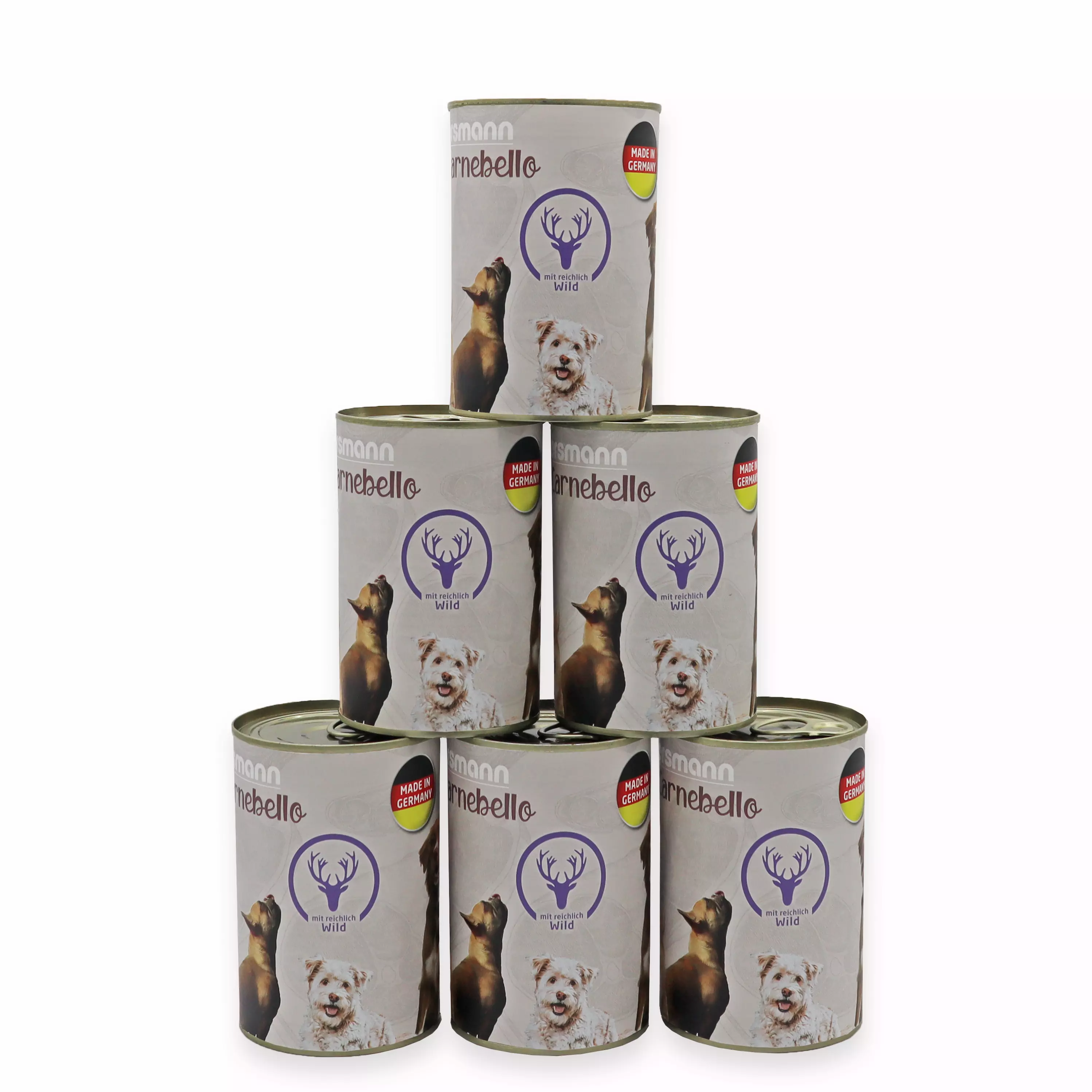 Carnebello - Nassfutter mit Wild 6 x 400g