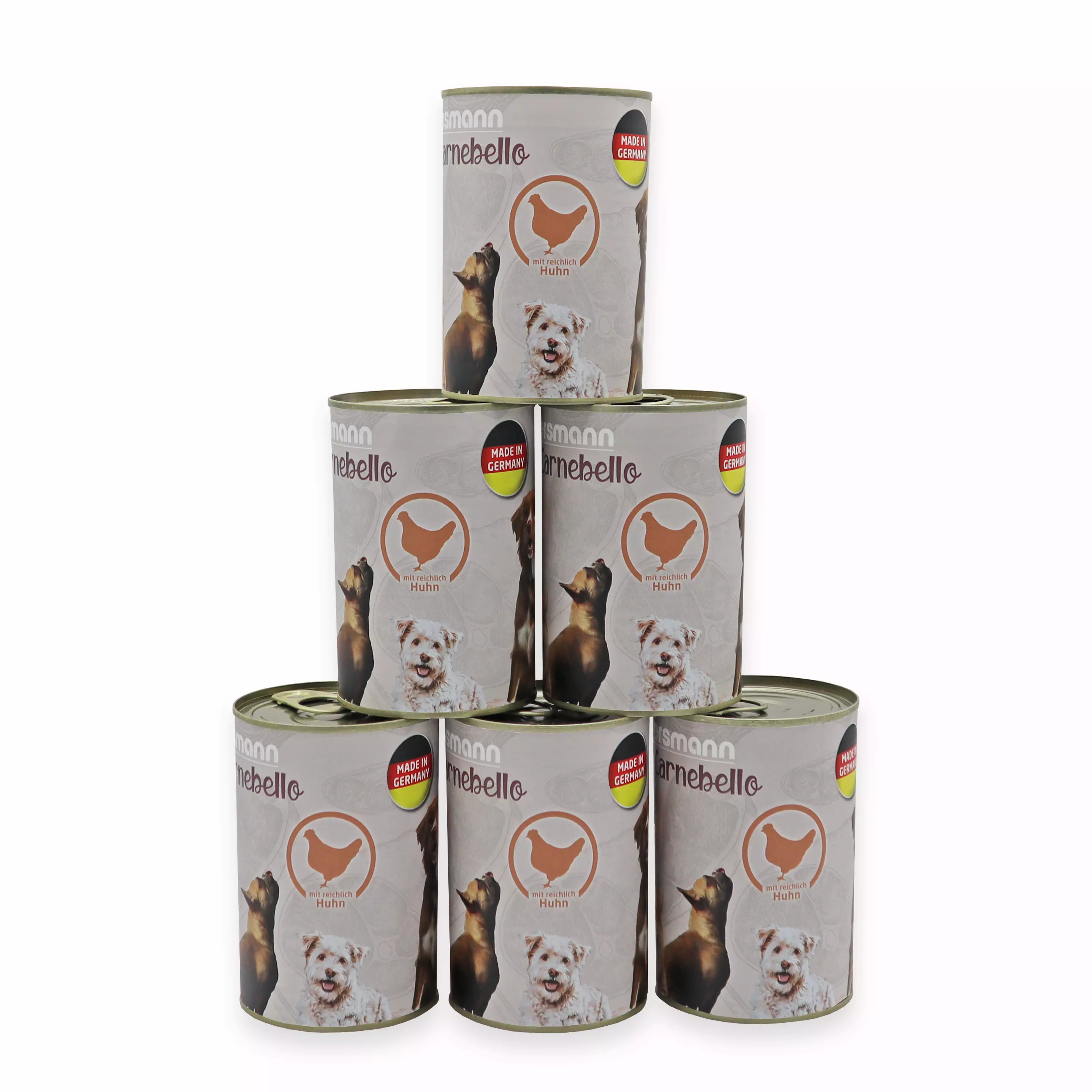 Carnebello - Nassfutter mit Huhn 6 x 400g