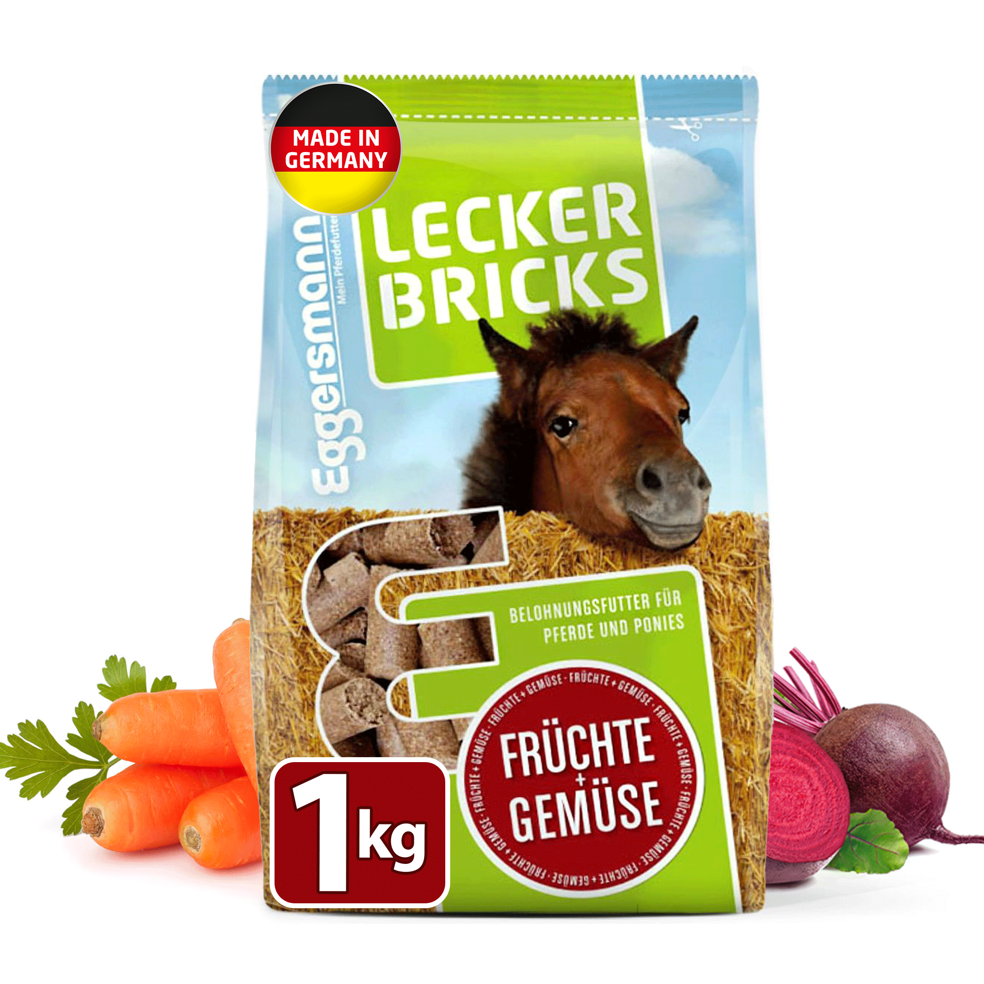 Lecker Bricks Früchte + Gemüse 1 kg