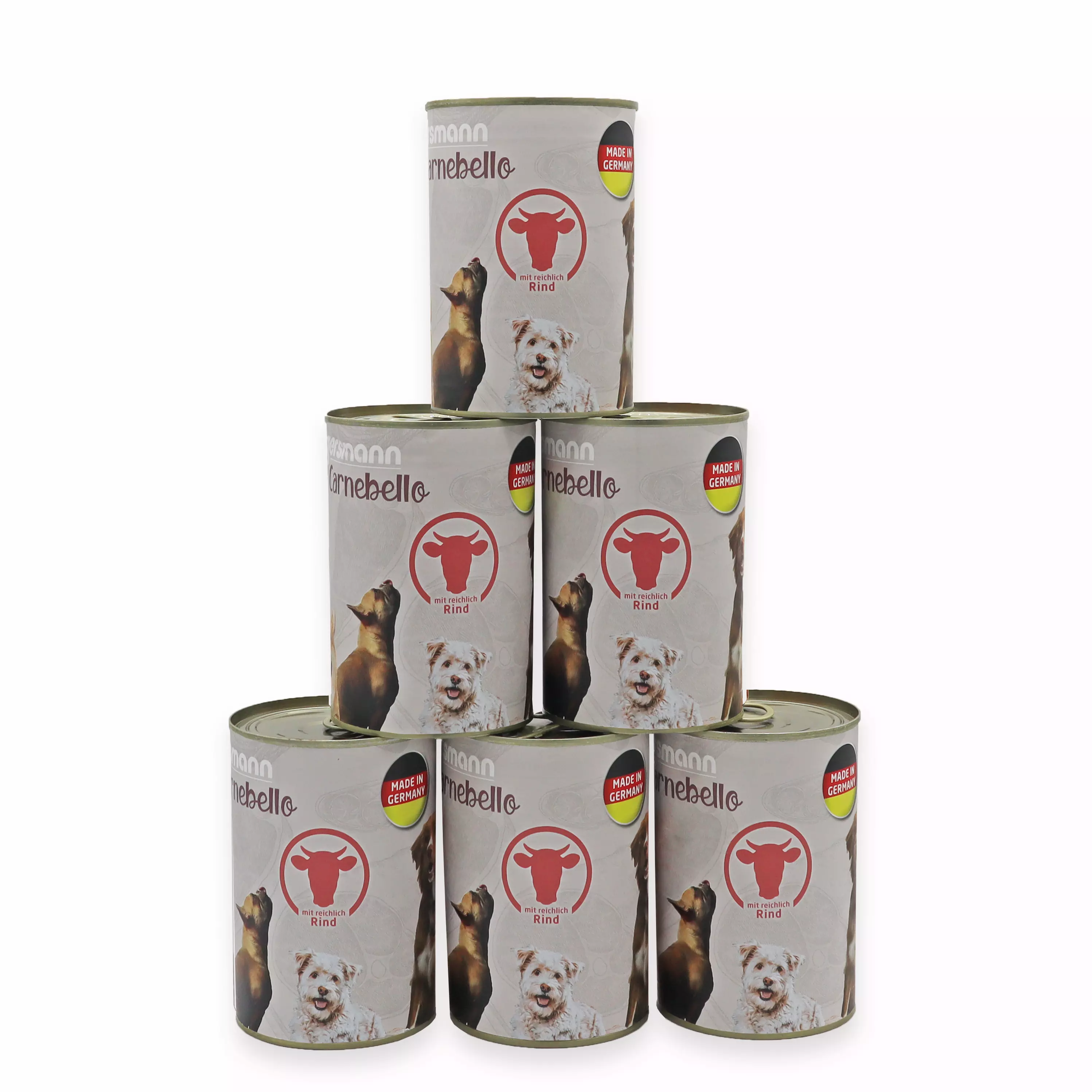 Carnebello - Nassfutter mit Rind 6 x 400g