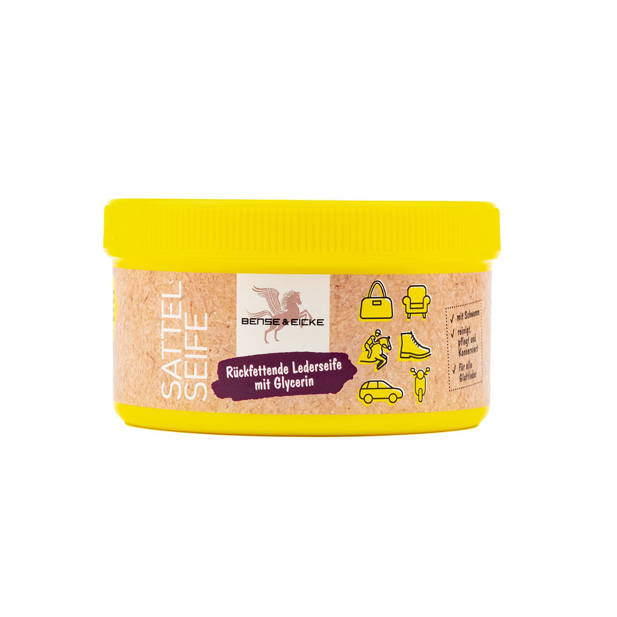 Bense & Eicke - Sattelseife mit Schwamm 250 ml