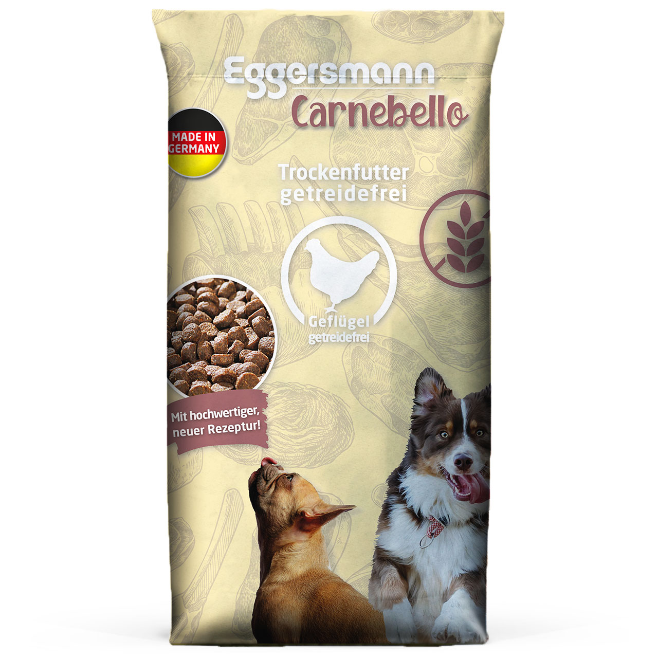 CARNEBELLO_TROCKENFUTTER_GEFLUEGEL_GETREIDEFREI