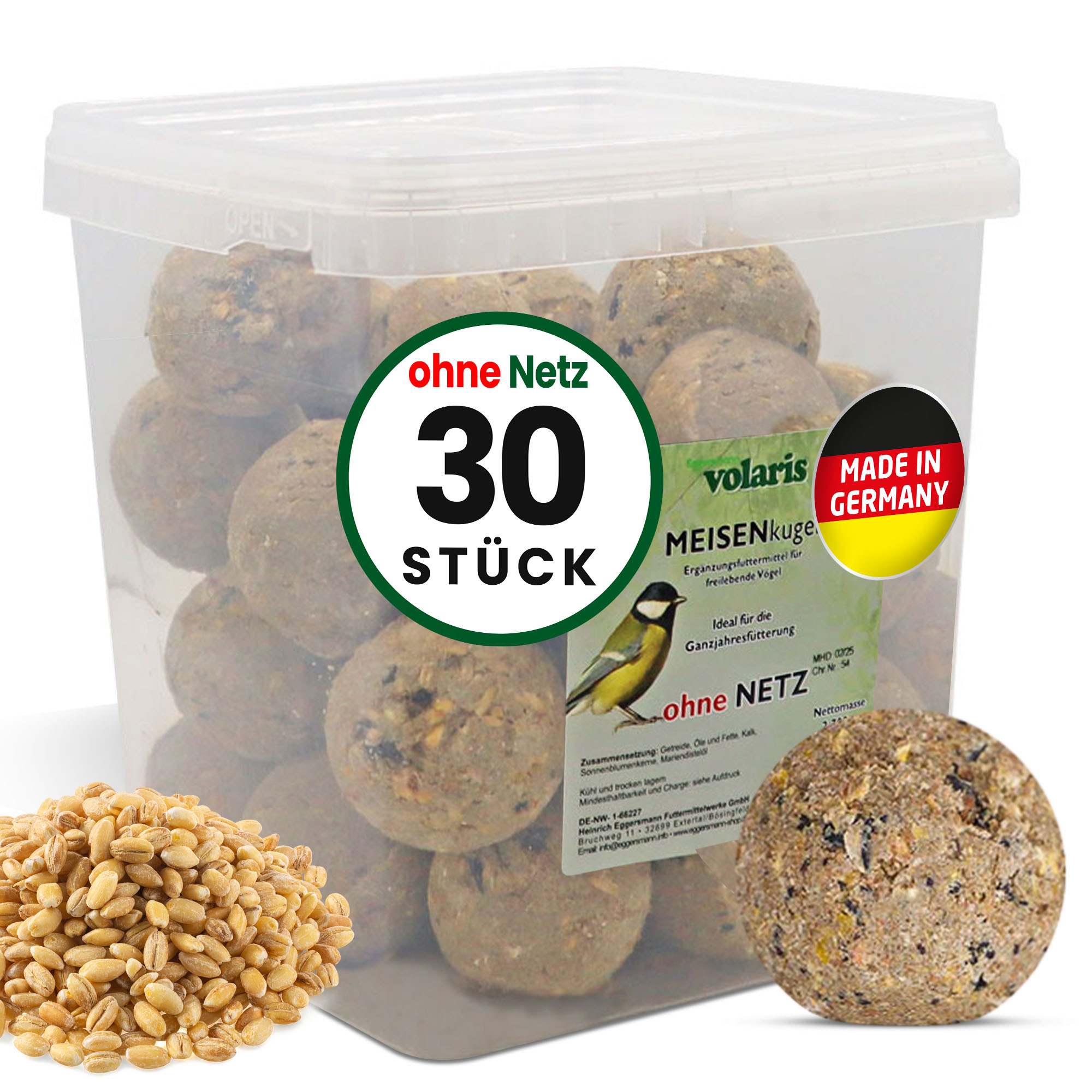 volaris - Meisenkugel ohne Netz 30Stk.