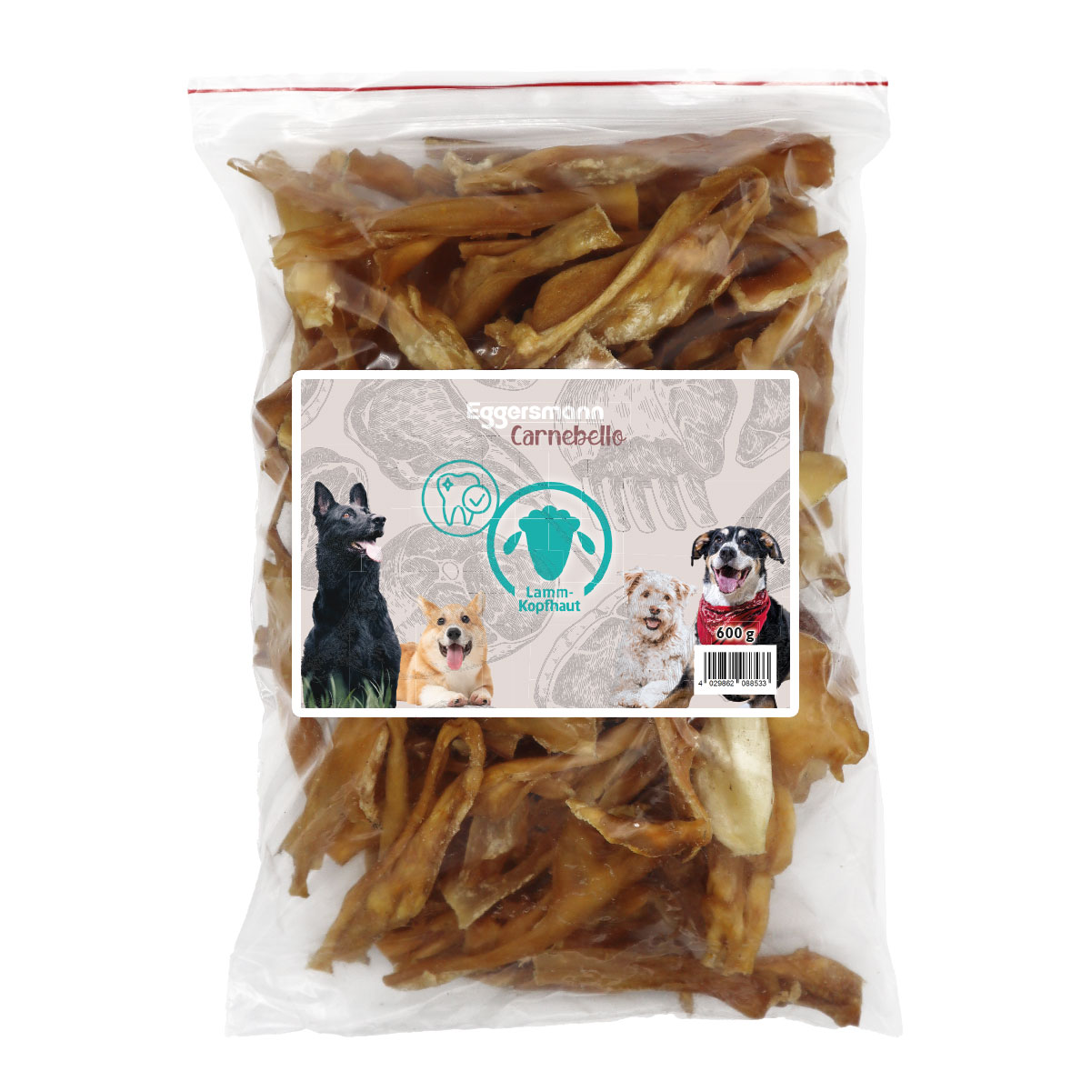 Carnebello -  Lammkopfhaut 600g