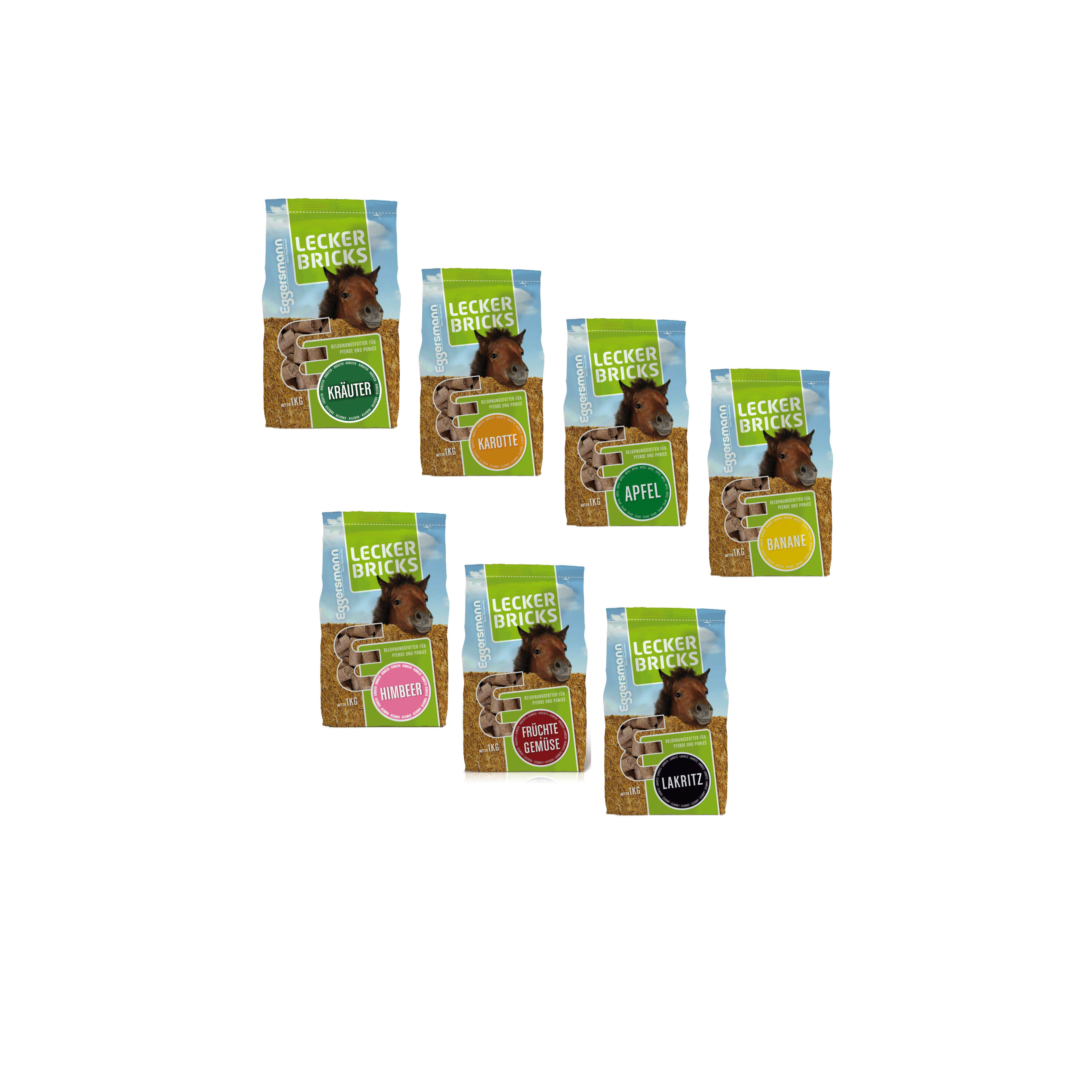 Lecker Bricks 7er Set