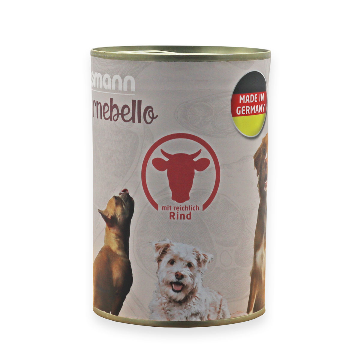 Carnebello - Nassfutter mit Rind 6 x 400g