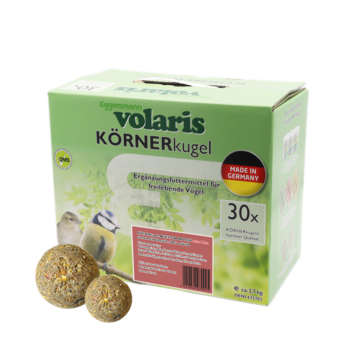 volaris - Körnerkugel Protein - Meisenknödel ohne