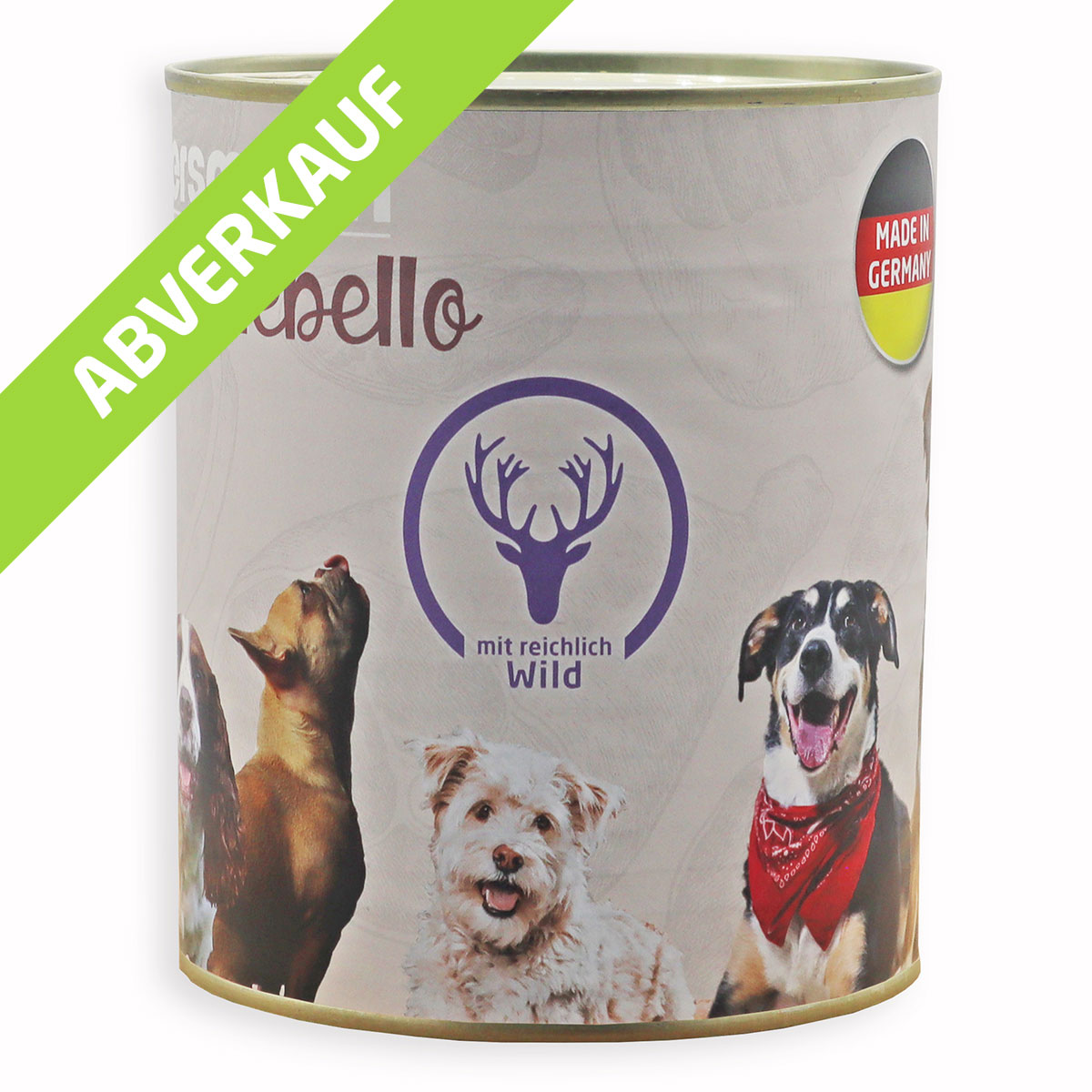 Carnebello - Nassfutter mit Wild 800g