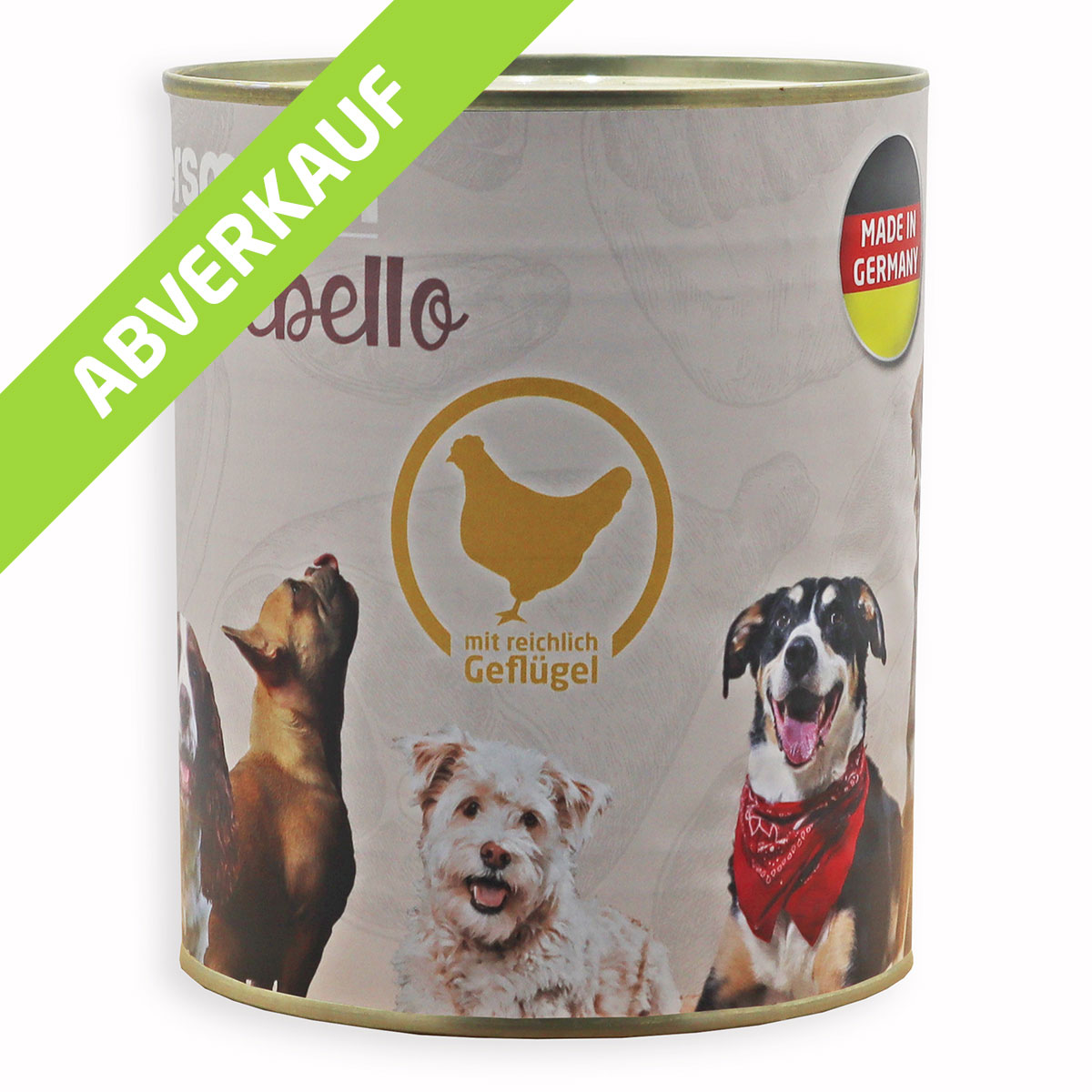 Carnebello - Nassfutter mit Geflügel 800g
