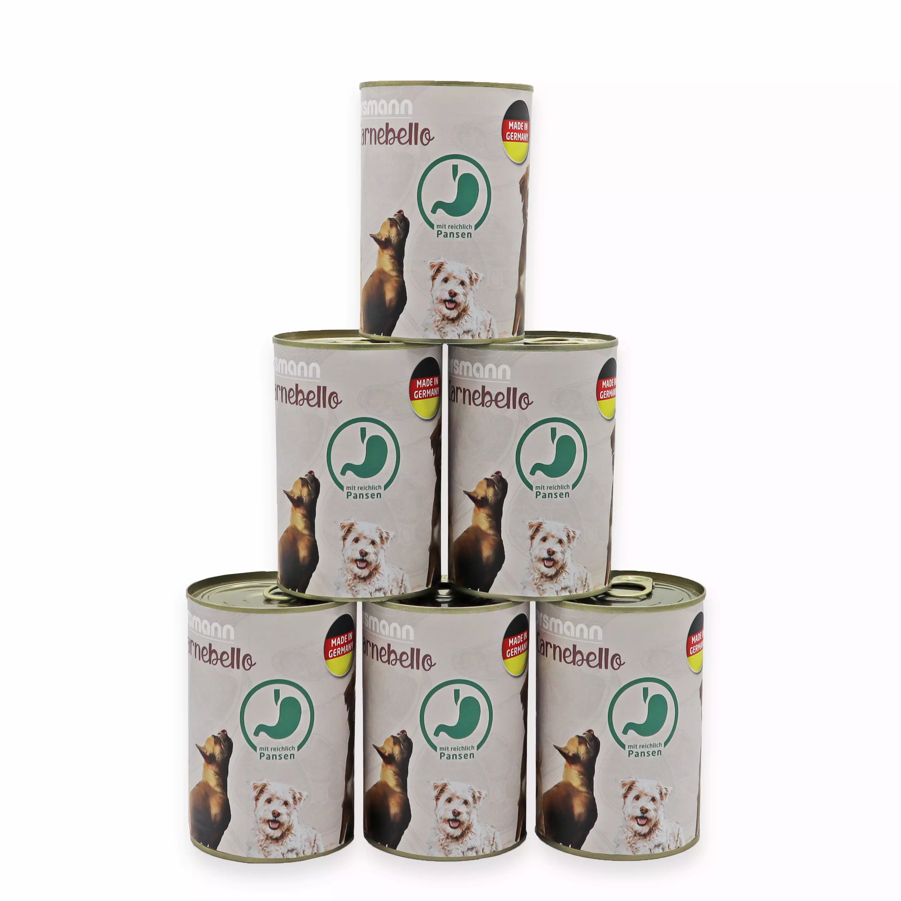 Carnebello - Nassfutter mit Pansen 6 x 400g