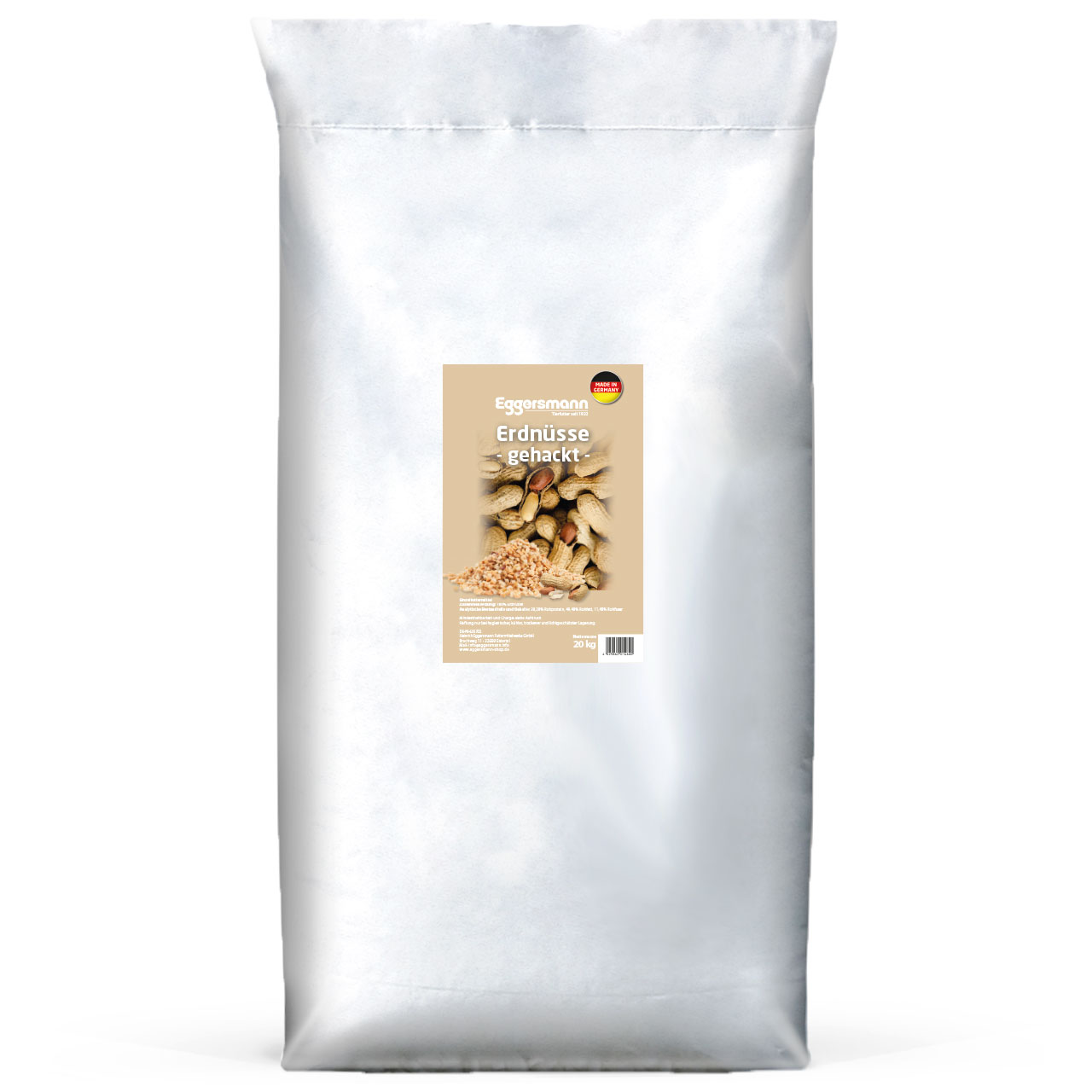 Eggersmann - Gehackte Erdnüsse 20 kg