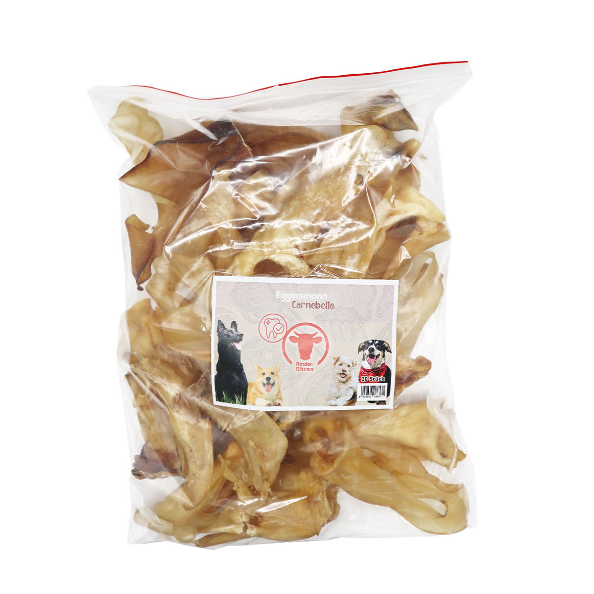 Carnebello - Rinderohren 20 Stk. im Beutel