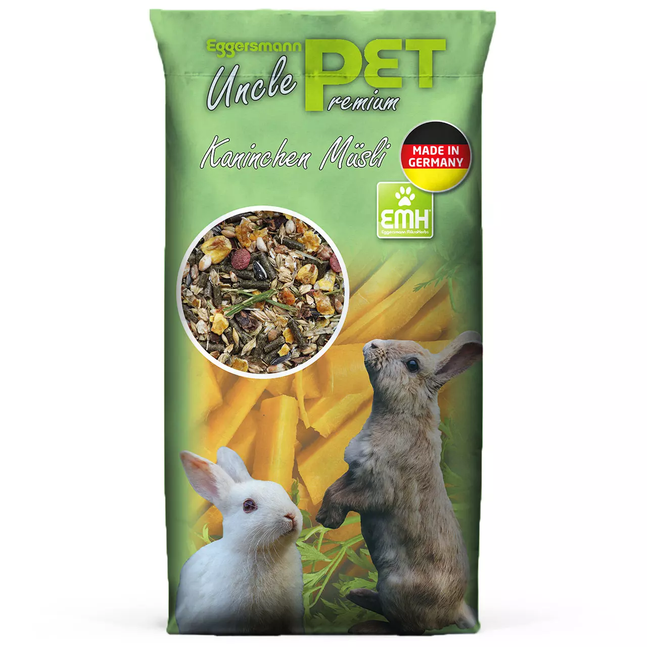 Uncle Pet - Premium Kaninchen Müsli 15 kg