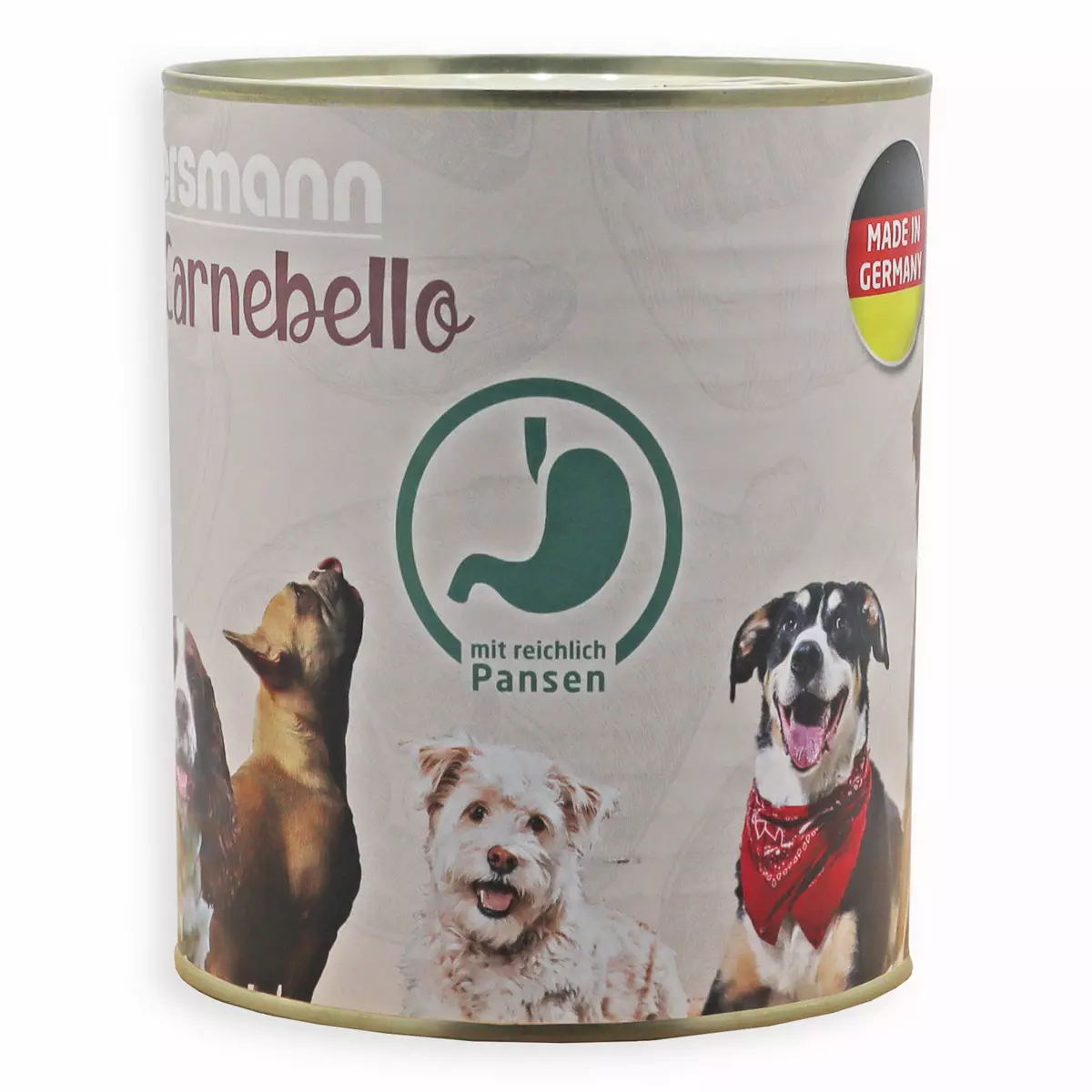 Carnebello - Nassfutter mit Pansen 800g