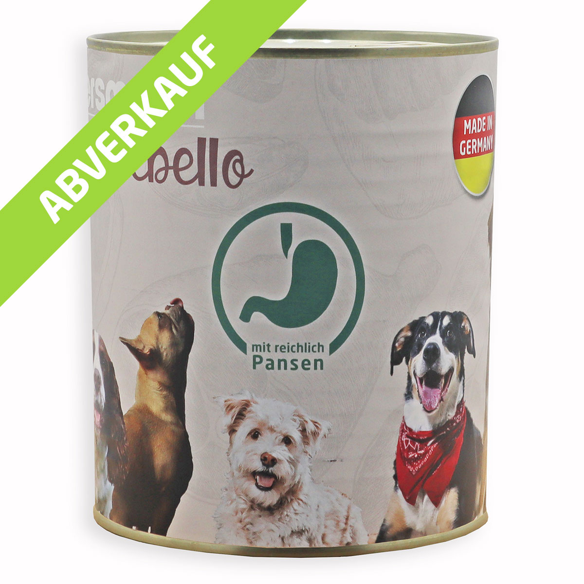 Carnebello - Nassfutter mit Pansen 800g
