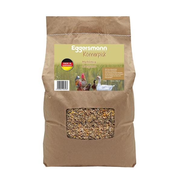 Eggersmann Körnerpick - Mehlmix Oregano 5 kg Alleinfutter für Geflügel